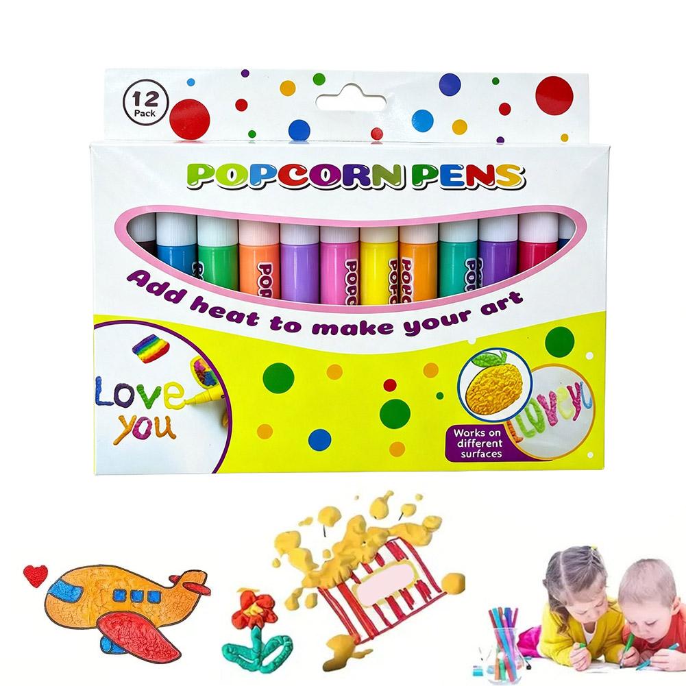 ポップコーンペン、ふわふわ3Dアート、DIYバブルポップコー - Copic Marker Sketch のレビューと価格