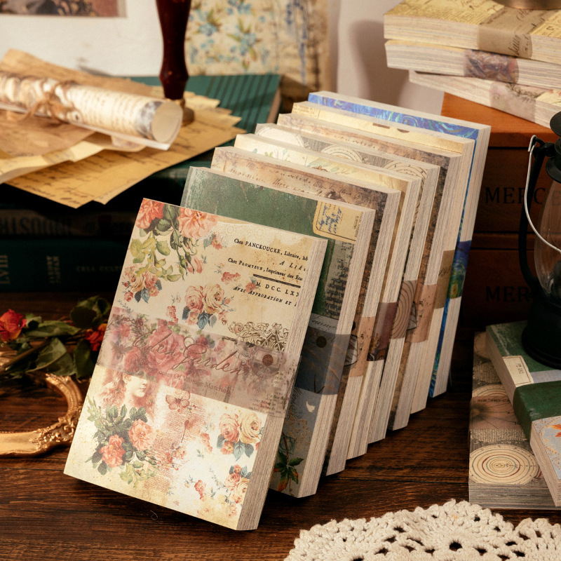 100 枚ヴィンテージ INS 花柄素材紙書き込み可能な装飾 - Ink Blotter Paper のレビューと価格