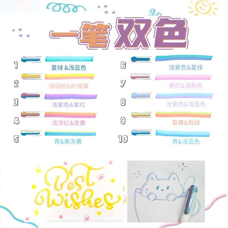 ゼブラ マイルドライナー ミックス ハイライター WKS23 - Zebra Pen Mildliner のレビューと価格