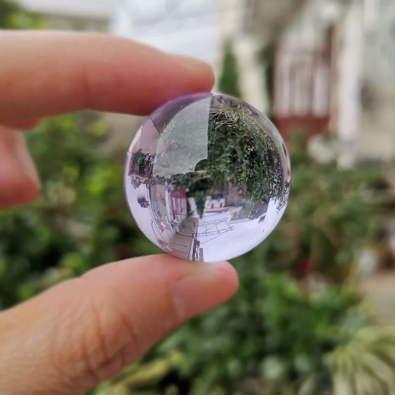 30mmのクリスタルボールオーナメント、ガラスレンズ球、ペー - Paper Weight Crystal のレビューと価格