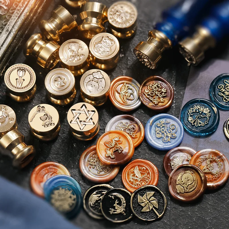 ムーンスター クリスマス柄 ワックスシールスタンプ レトロ  - Wax Seal Stamp Set のレビューと価格