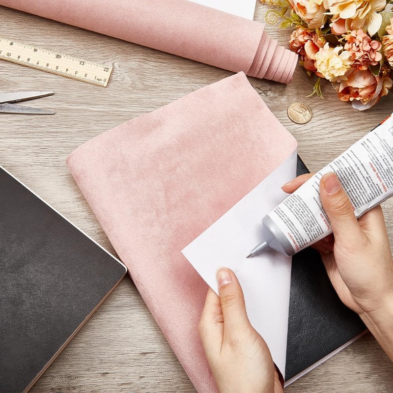 スエード生地表面製本布、紙裏打ち、ブックカバー、アルバムスク - Ink Blotter Paper のレビューと価格