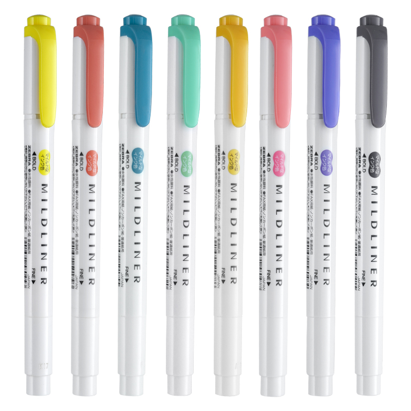 ゼブラマイルドライナーライナー双頭蛍光ペンフックペンかわいい - Zebra Pen Sarasa のレビューと価格