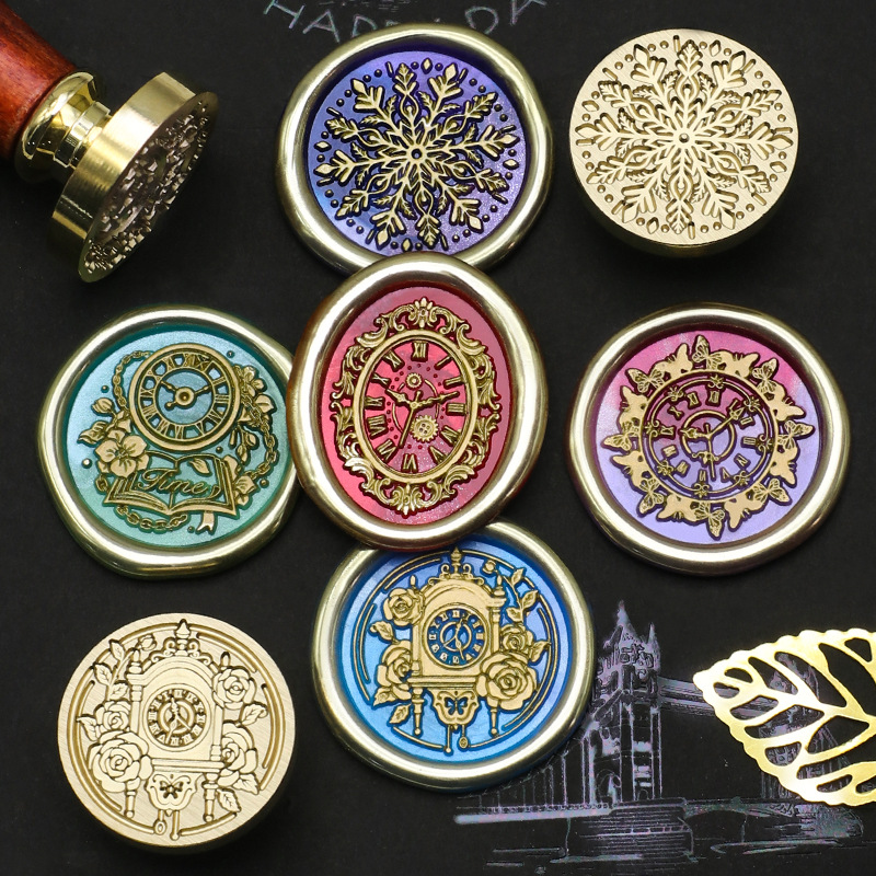 レトロ時計ワックススタンプクマウサギワックスシールスタンプヘ - Wax Seal Stamp Set のレビューと価格
